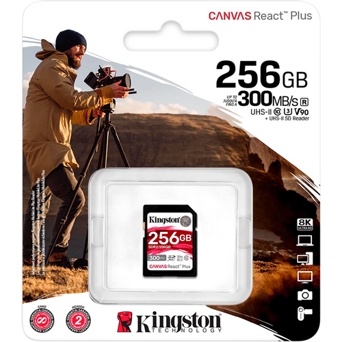 Kingston 256GB Canvas React Plus SDXC UHS-II  slika 3