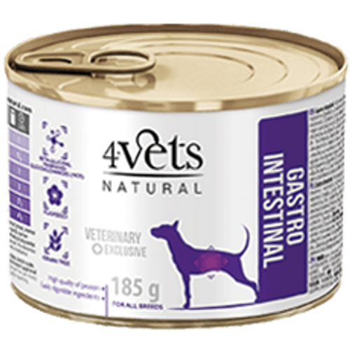 4Vets Natural Dog Veterinarska Dijeta Gastro Intestinal 185g slika 1