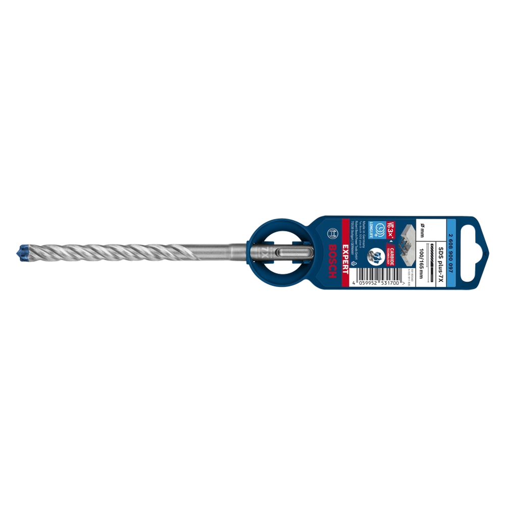 Bosch Borer 7X Sds-Plus 6X100/165 Mm Expert slika 1