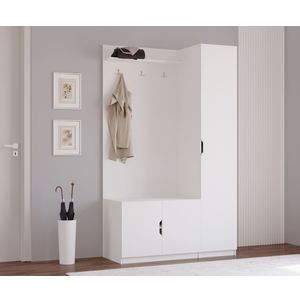 Hall Stand Rb-159 u Mat Bijeloj Boji
