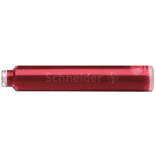 Tinta za nalivpero Schneider, patrone 6/1 S6602, crvena slika 2