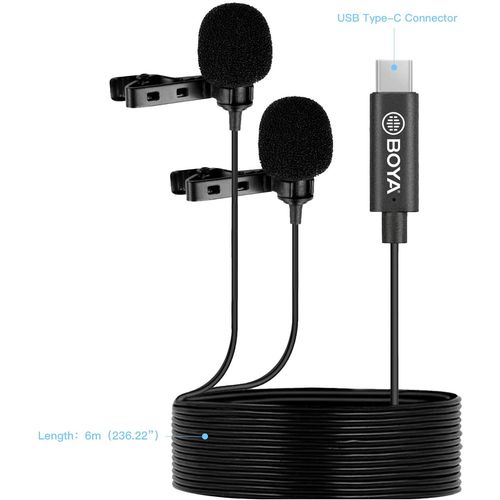 Boya Dual-mic Lavalier mikrofon for Android device slika 2