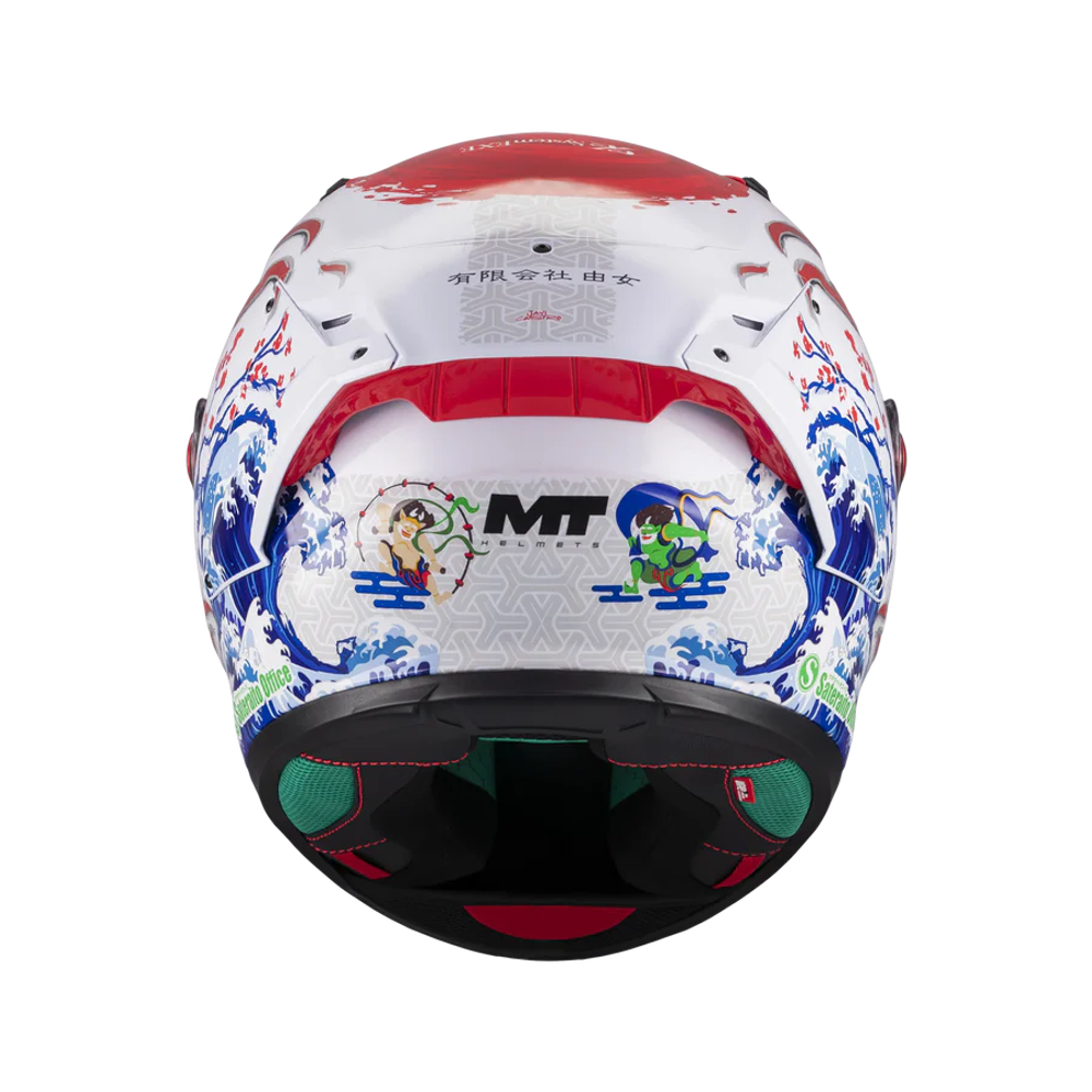 MT Helmets vizir za moto kacigu Kre+S Yamanaka 2025 A5 Gloss slika 10