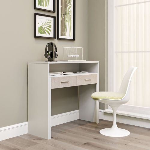 Hanah Home My Desk White Study Desk slika 2