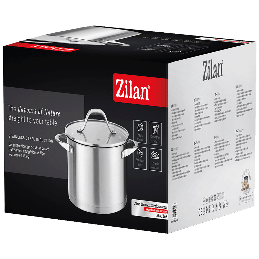 Zilan Lonac sa staklenim poklopcem, 24 cm - ZLN1368 slika 2
