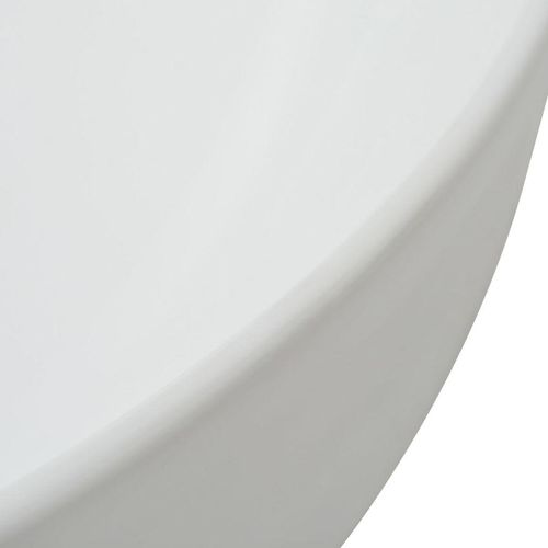 Umivaonik Okrugli Keramički Bijeli 41,5x13,5 cm slika 3
