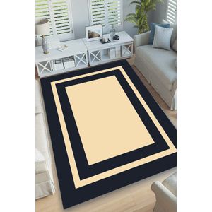 Conceptum Hypnose  Black Frame  Multicolor Carpet (120 x 180)