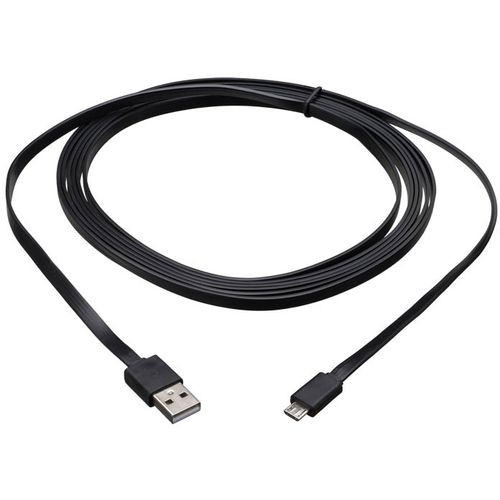 BigBen PS4 Flat USB kabel USB - Micro USB crni 3m slika 1