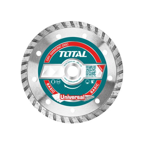 TOTAL Univerzalna turbo dijamantska rezna ploča 115mm suvo/mokro TAC2131153M slika 1