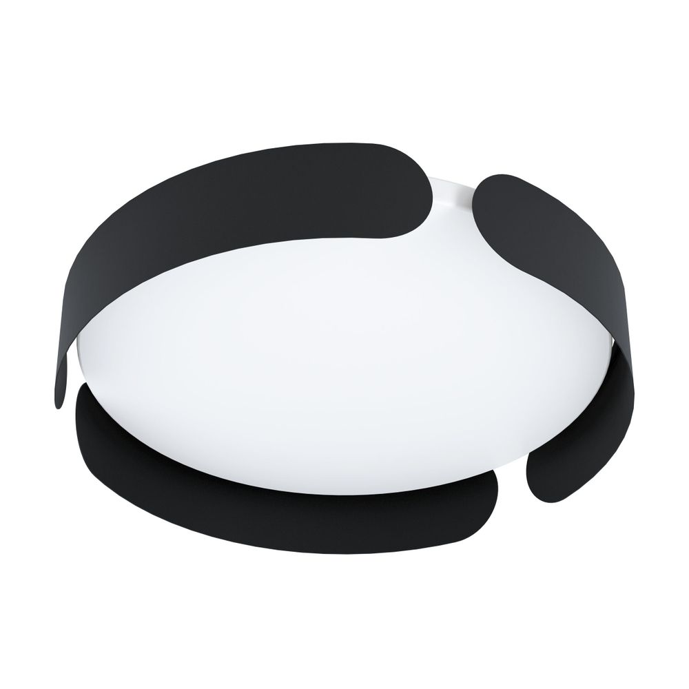 Eglo plafonjera 'VALCASOTTO' LED, 24W, promjer 350mm, crno/bijela slika 1