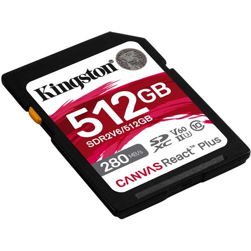 KINGSTON Memorijska kartica SDR2V6/512GB 512GB SDXC UHS-II 280R/150W U3 V60 slika 3