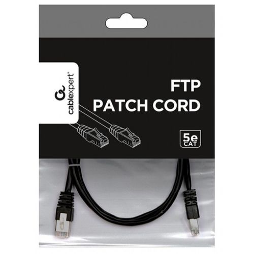 PP22-0.5M/BK Gembird Mrezni kabl FTP Cat5e Patch cord, 0.5m black slika 4