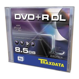DVD+R DL Traxdata 8,5 GB/240 min 8x, box, 1/1