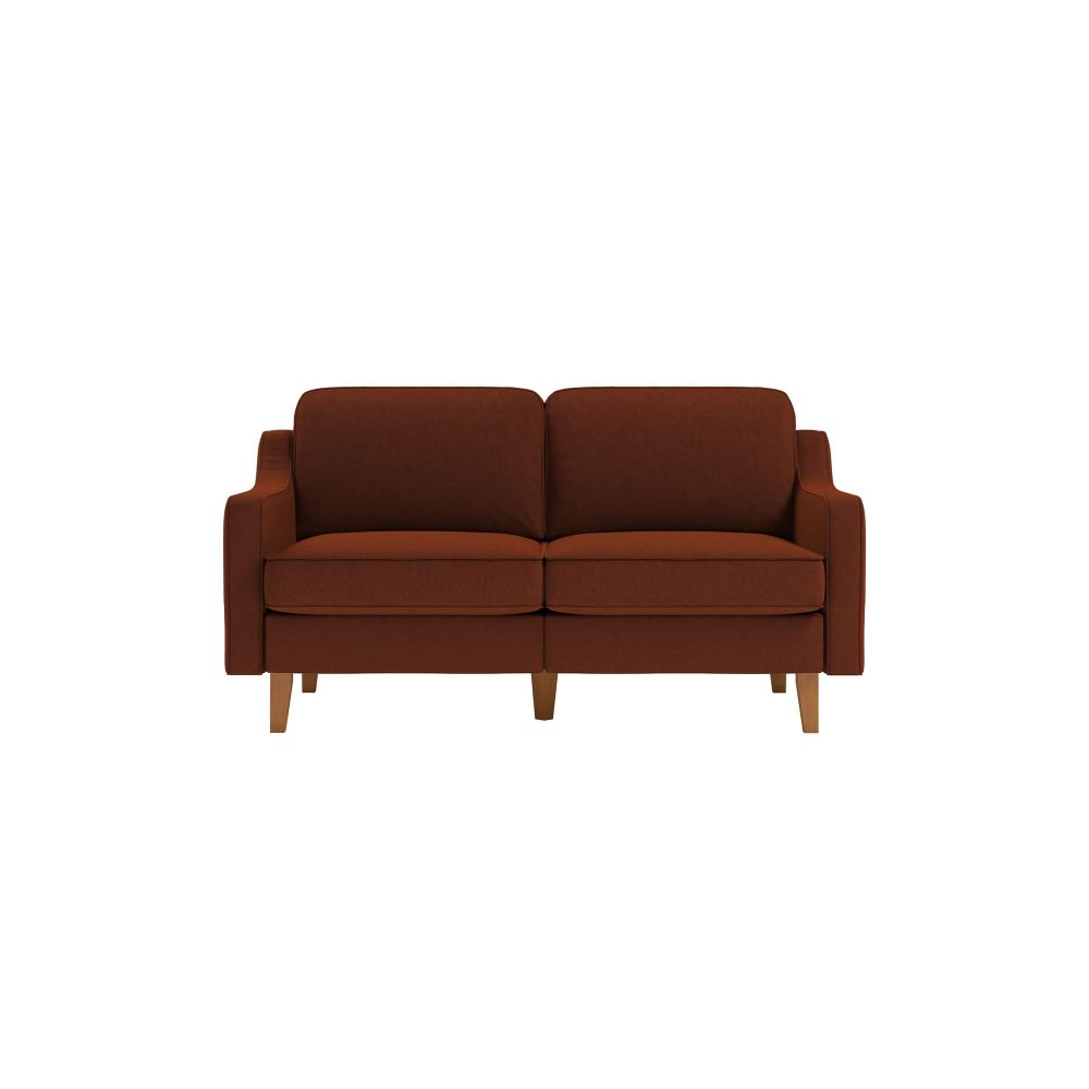Dvosjed Sofa Robin 2 - boje: crvena pločica orah slika 2