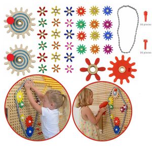 Masterkidz zidna ploča zupčanici i lanac 79 kom. izgraditi vlastiti mehanizam