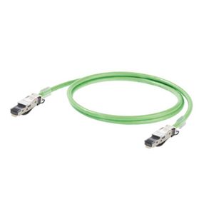 Weidmüller 1173030010 RJ45 mrežni kabel, Patch kabel cat 5, cat 5e SF/UTP 1.00 m zelena vatrostalan, sa zaštitom za nosić 1 St.