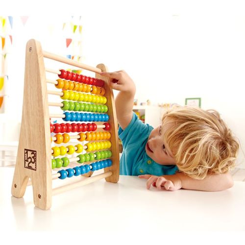 Hape Drvena brojalica Rainbow Bead Abacus E0412A  slika 2