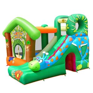 Happy Hop Igraonica na naduvavanje Giraffe Jungle Fun, 350x340x245cm 