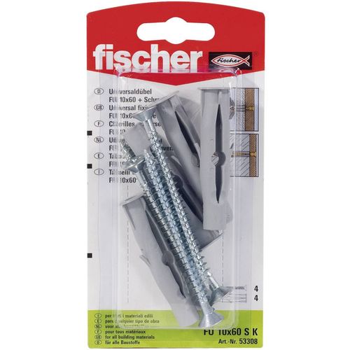 Fischer FU 10 x 60 SK univerzalna tipla 60 mm 10 mm 53308 4 St. slika 2