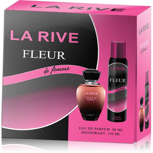 La Rive ženski poklon set FLEUR DE FEMME 2/1 edp 90 ml + deo 150 ml slika 1