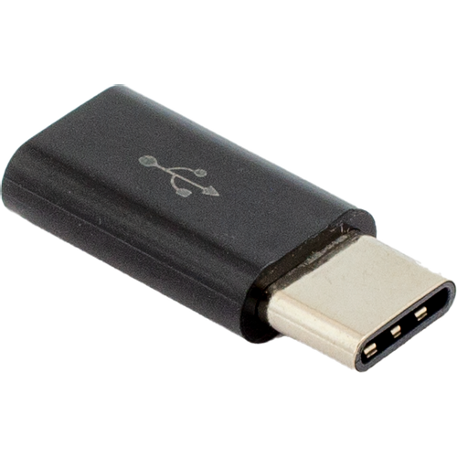 Sbox ADAPTER MICRO USB 2.0 Ženski -> TYPE-C Muški Crni / RETAIL slika 2
