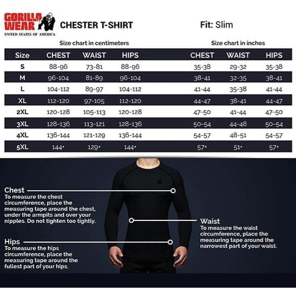 Gorilla Wear CHESTER Majica, Crno/Plava slika 4