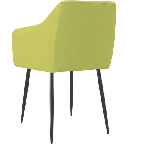 Blagovaonske stolice od tkanine 4 kom zelene slika 5