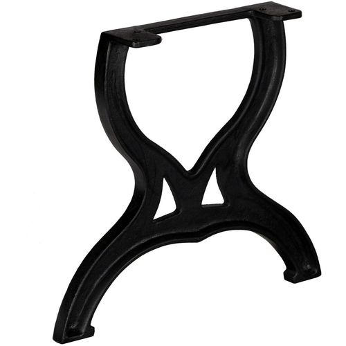 Noge za stolić za kavu 2 kom u obliku slova X lijevano željezo slika 32