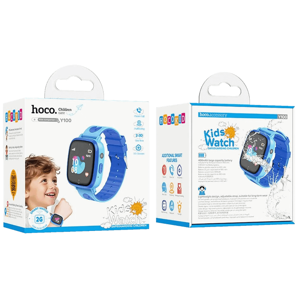 hoco. Pametni sat za djecu, 1.44" ekran, 2G, Nano SIM - Y100 Blue slika 3