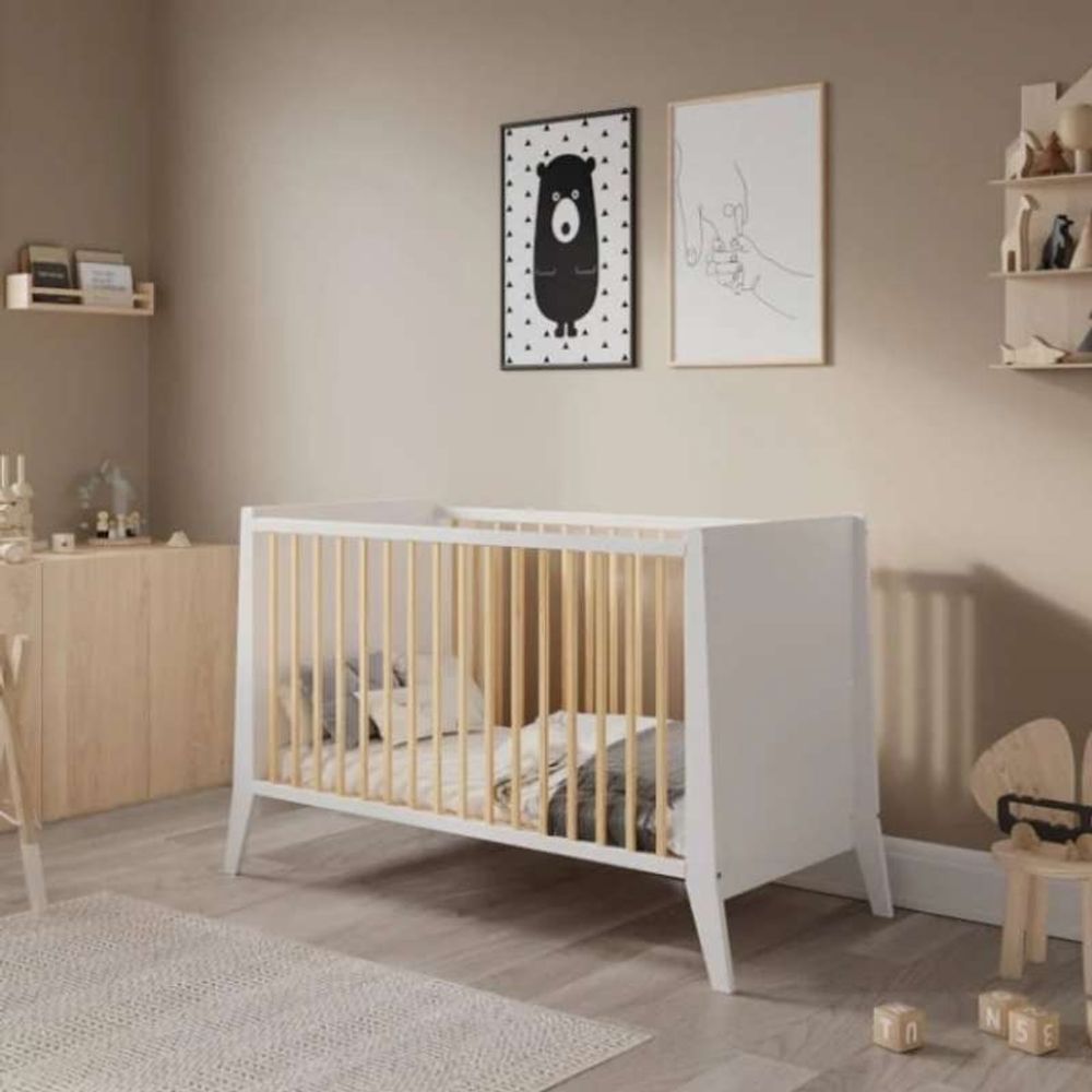 Lettino Krevetac za bebe Cosmo 120x60cm, White slika 1