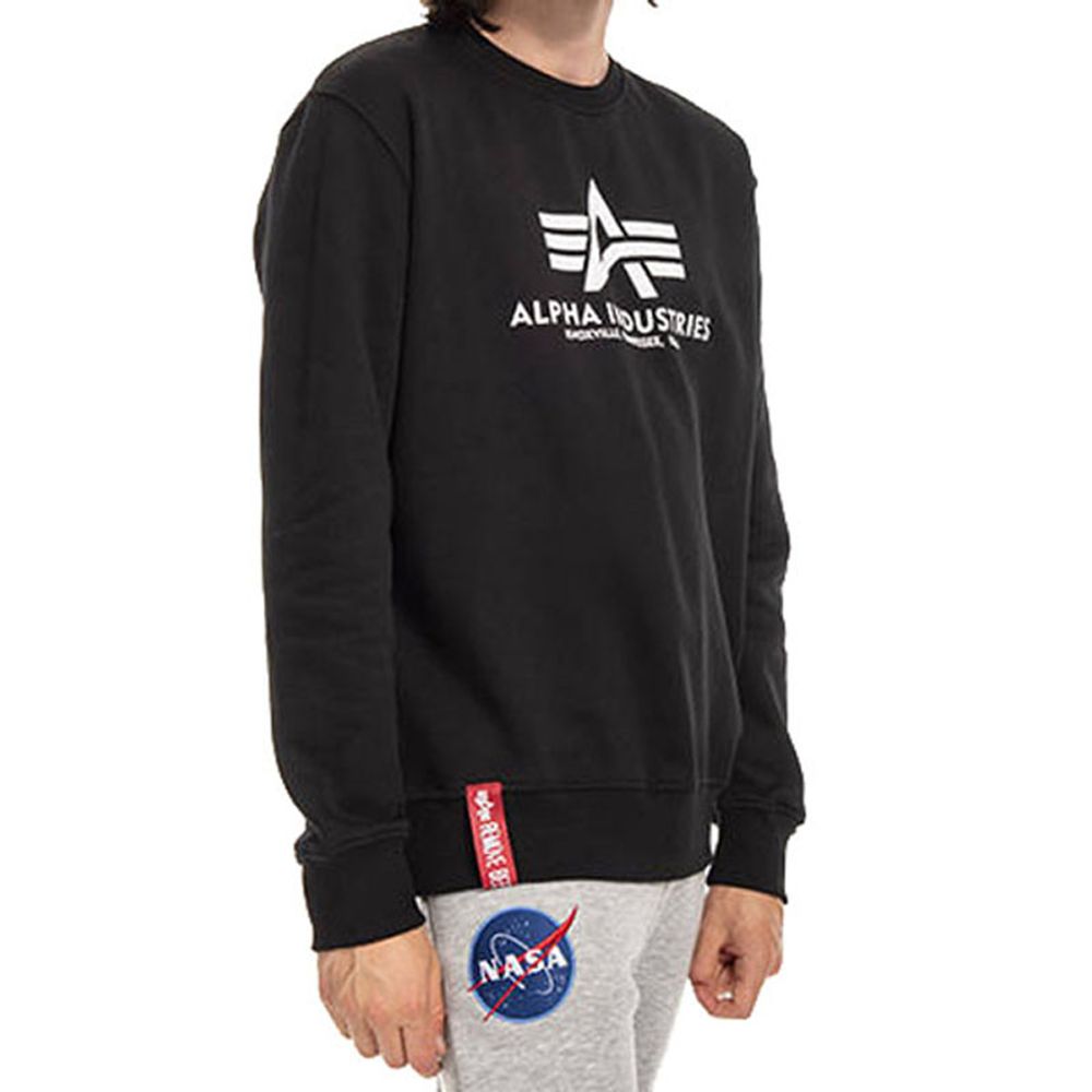 Alpha Industries Mučki duks Basic Hoody, Crni slika 5