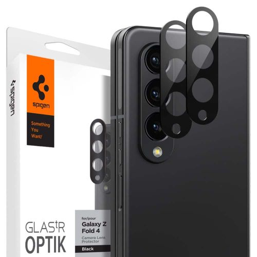 Spigen - Optik.TR staklo za kameru (2 kom) - Samsung Galaxy Z Fold 4 - crno slika 1