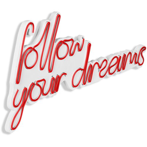 Wallity Ukrasna plastična LED rasvjeta, Follow Your Dreams - Red slika 7