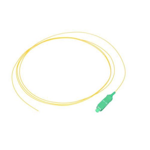 NFO Fiber optic pigtail SC APC, SM, G.657A1, 900um, LSZH, 1m slika 1