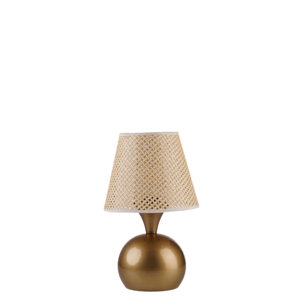 Opviq Stolna lampa 108, bež, zlatna slika 4