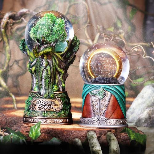 NEMESIS NOW LORD OF THE RINGS MIDDLEEARTH TREEBEARD SNOW GLOBE slika 9