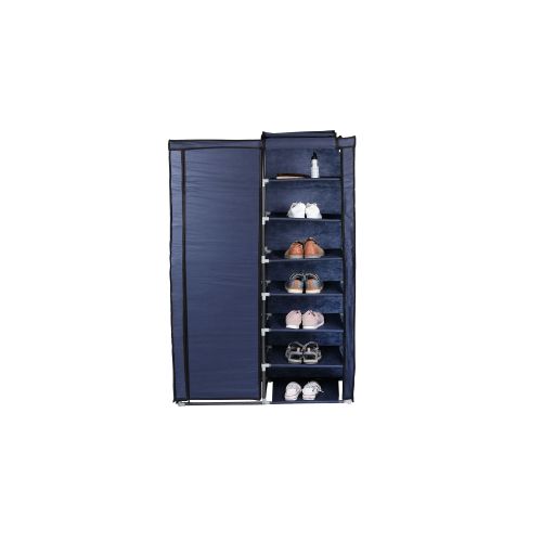 Bez - Dark Blue Dark Blue Shoe Cabinet slika 5