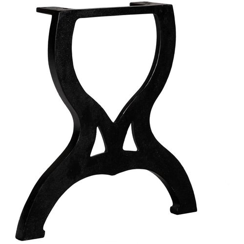 Noge za stolić za kavu 2 kom u obliku slova X lijevano željezo slika 34