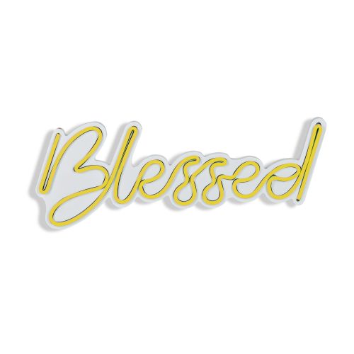 Wallity Ukrasna plastična LED rasvjeta, Blessed - Yellow slika 12