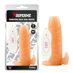 Navlaka za penis Real Sleeve Vibrating