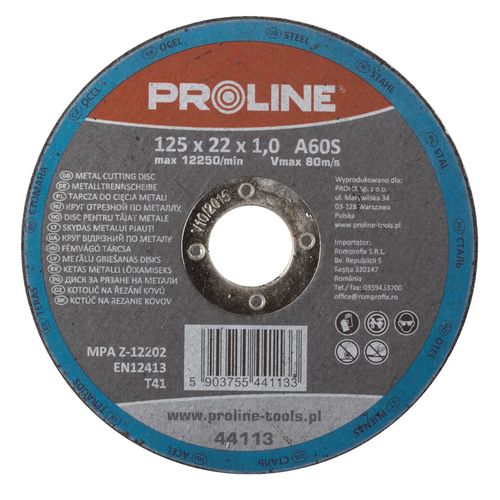 PROLINE DISK REZNI ZA REZANJE NEHRĐAJUĆEG ČELIKA, T41, 115 44111 slika 1