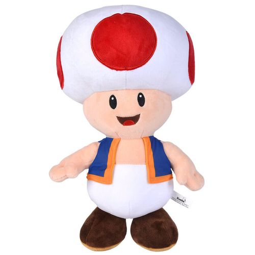 Super Mario Bros Toad plišani igračka 40cm slika 1