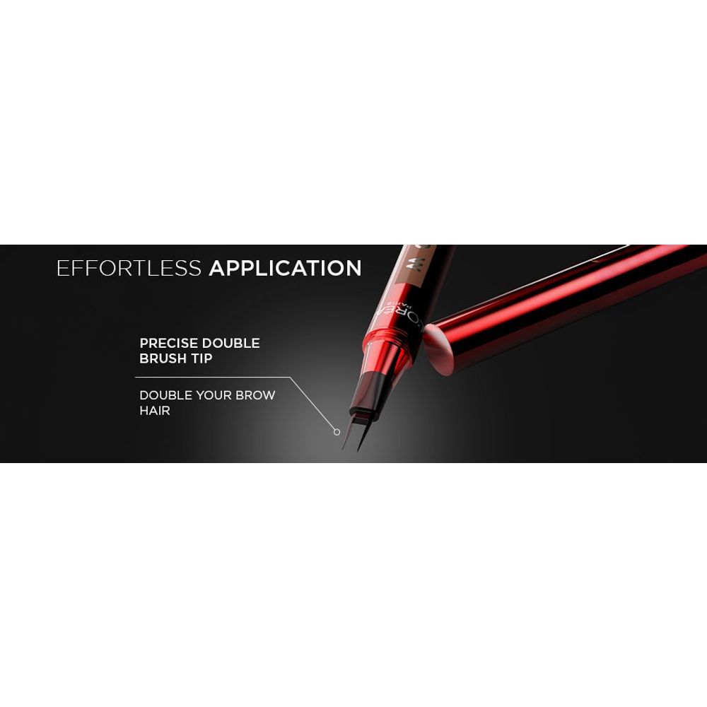 L'Oréal Paris Olovka za obrve Infallible Faux Brow Soft Black slika 3