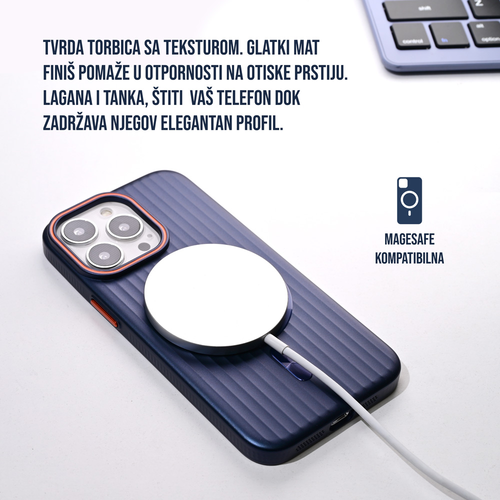 Torbica Magsafe Stripe za Samsung A356B Galaxy A35 5G plava slika 3