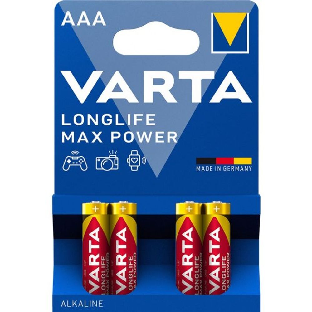 Varta Longlife Max Power Baterije AAA 4 kom slika 2