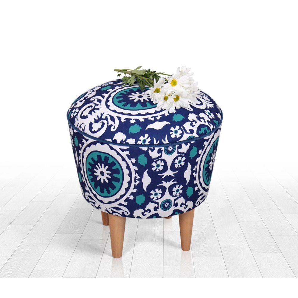 Pouffe Sky - Plavo-Bijeli, Bijelo-Plavi slika 2