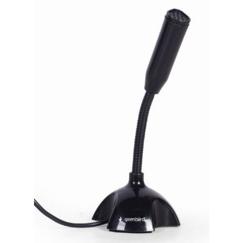 MIC-D-02 * Gembird Desktop mikrofon, savitljivo telo, black, 3.5mm (259) slika 1