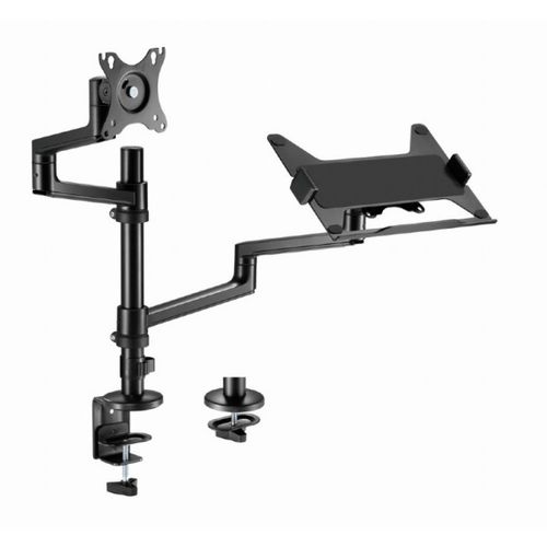 MA-DA-04 Gembird Podesivi stoni drzac za monitor tilt, 17-32 max.8kg + nosac za laptop slika 4