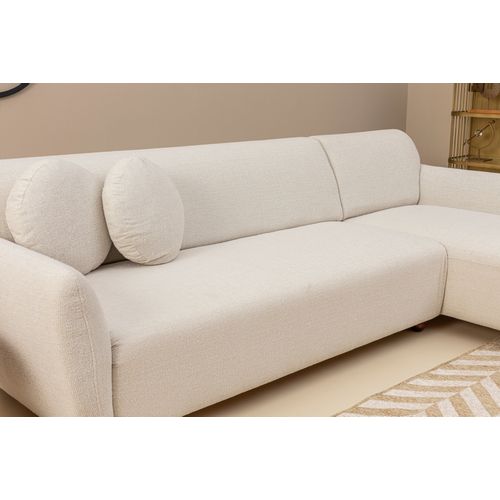 Atelier Del Sofa Kutna garnitura EDDY bijela lijevi kut, Eddy Corner Right (L3-CHL) - White slika 8