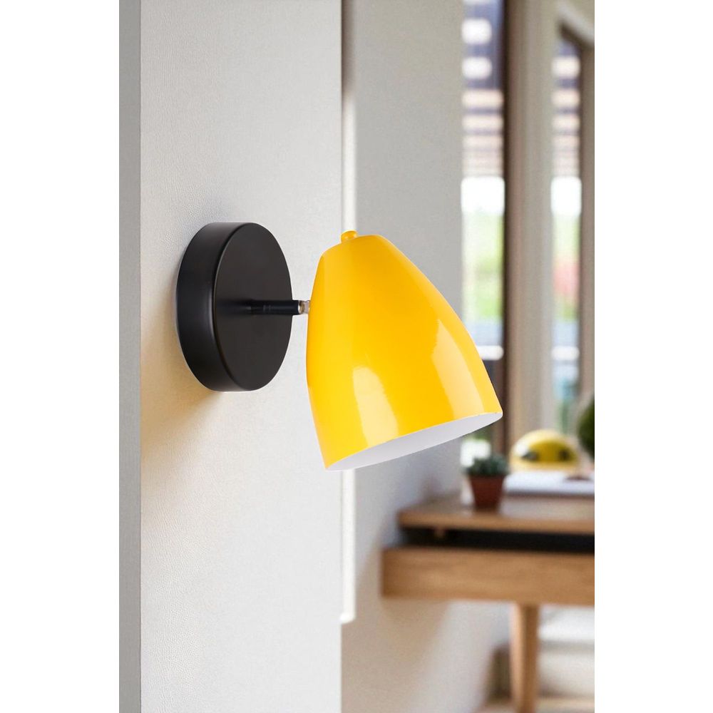 Opviq Zidna lampa 977, senf, crna slika 1